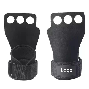 Poignées de gymnastique en cuir personnalisées OEM, coussinets de paume robustes avec sangles de poignet antidérapantes réglables pour le CrossFit, la gymnastique - Product Image 2