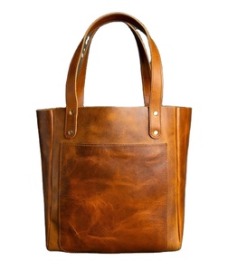 Sacs fourre-tout en cuir véritable faits à la main de haute qualité sacs à main pour femmes grande capacité conception ouverte fermeture à glissière en métal résistant à l'eau - Product Image 5