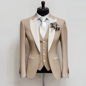 Ensemble de costume pour femme, blazer classique et pantalon droit, tenue de bureau professionnelle, tenue décontractée pour les réunions de travail, mariage - Product Image 4