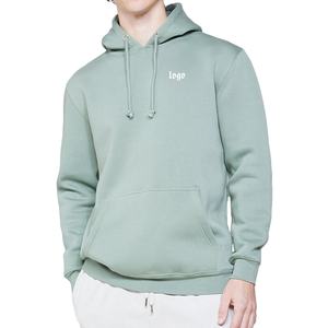 Alta calidad OEM Plain Heavyweight Fleece Logo Impreso Algodón Oversize Custom Unisex Hoodies Hombres Sudaderas con capucha térmicas para el invierno - Product Image 1