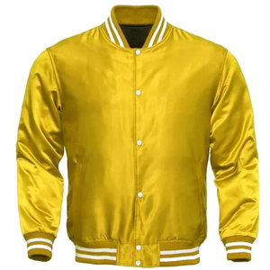 Veste en satin de haute qualité pour homme, style universitaire confortable, col montant, nouvelle collection, décontractée, pour la saison hivernale - Product Image 4