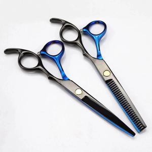 Ensemble de ciseaux de coiffure professionnels avec peigne et lames en acier inoxydable tranchantes pour usage en salon - Product Image 5