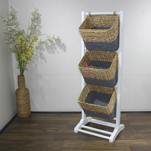 Artex Dong Thap Factory Handmade Water Hyacinth Magazine Rack Eco Friendly <b>Storage</b> Organizer Vietnam - Product Image 6