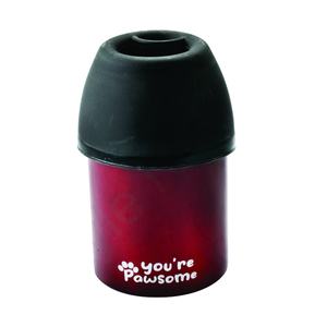 Vente en gros distributeur d'eau portable pour animaux de compagnie bouteille d'eau pour chien de compagnie bouteille pour chien de compagnie couleur bordeaux tasse bouteille pour animaux de compagnie - Product Image 1