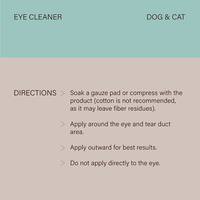 Productos de Limpieza para Mascotas con Ingredientes Naturales de Origen Español, Limpiador de Ojos Sofure de 100 ml con Extractos Naturales para Perros y Gatos