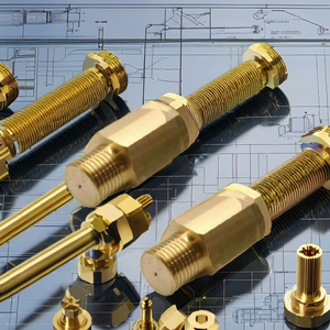 DFK taiwanés nuevas piezas hidráulicas industriales Acoplamiento de entrada de aire cobre y acero inoxidable - Product Image 5