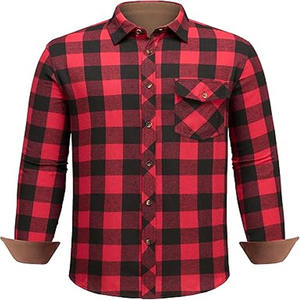 Chemise en flanelle pour homme à prix de gros, dernier style, très vendue, anti-plis, matériau durable, entièrement personnalisable - Product Image 1
