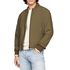 Chaqueta Bomber para Hombre, Corte Holgado, Estilo Urbano, Prenda Exterior Informal, Ligera, Resistente al Viento, con Cierre - Product Image 4
