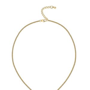 Collier pendentif barre en cristal doré 1908 avec strass rose, design numérique, chaîne fine, bijou élégant pour femme, tendance et affirmé - Product Image 2