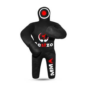 Mannequin de grappling brésilien MMA Arts Martiaux Jiu Jitsu Lutte Sac de frappe - Cuir synthétique non rempli 48 - Product Image 4