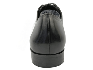 Zapatos Oxford de Vestir para Hombre, Negros, de Piel Vacuna, con Cordones, Punta en Pico, para Oficina y Carrera Profesional, Color Sólido, Suela Hecha a Mano, para Todas las Temporadas - Product Image 4