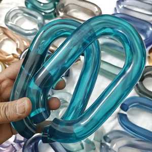 Customization resin Chain links very big size and <b>clear</b> colors multi colors resin big links available - Product Image 2