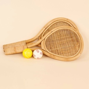 Jouets de raquette de tennis en rotin, jeu de sport d'imitation pour bébés, jouets éducatifs pour enfants à prix avantageux - Product Image 2