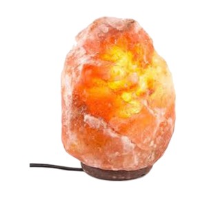 Lámpara de Sal Rosa del Himalaya Orgánica Natural, Redonda, Tallada a Mano, Decoración Feng Shui para el Hogar, Sian Enterprises - Product Image 1