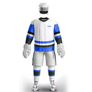 Uniforme de hockey sur glace respirant avec logo personnalisé, fabrication professionnelle, vêtements de sport, uniforme de hockey sur glace en vente en ligne - Product Image 1