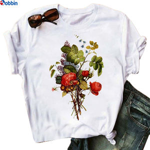 Camisetas de alta calidad con diseño personalizado, premium, tallas grandes, con estampado floral para el Día de San Valentín, para chicas y mujeres, camiseta oversize. - Product Image 2