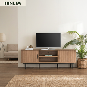 Midcentury Modern Wood <b>TV</b> <b>Stand</b> with Storage for 50-54 In <b>TV</b> Living Room Furniture - Product Image 6