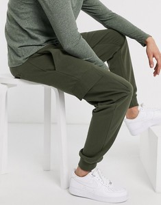 Pantalones Cargo Verde Oliva para Hombre con Bolsillos Laterales, Cintura Elástica, Casuales, de Peso Medio, Transpirables, de Algodón y Fibra de Bambú, Estilo Otoñal - Product Image 2