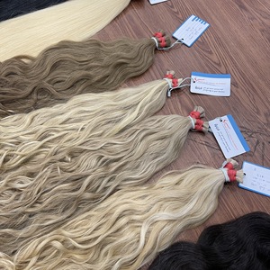 Cabello Humano a Granel de Primera Calidad, Textura Lisa, de 6 a 32 Pulgadas, Precio de Fábrica, Color Personalizado, Disponible en Stock - Product Image 2