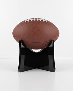 Vibrant Visually Striking Tinted Acrylic Football/Rugby Display Rack Modern Customizable Color for Holder for Showcasing - Product Image 3