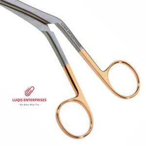 Ciseaux Tebbetts en carbure de tungstène, instrument chirurgical dentelé angulaire, outil de coupe de précision, équipement médical réutilisable - Product Image 3