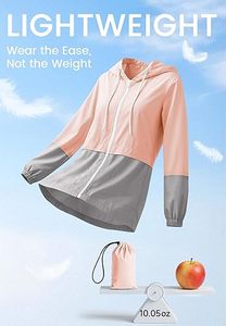 ผู้ผลิตเสื้อแจ็คเก็ตกันลมแบบ OEM สีสันตัดกัน เสื้อแจ็คเก็ตกันลมสำหรับผู้หญิง น้ำหนักเบา สำหรับเล่นกีฬา กันน้ำ มีฮู้ด - Product Image 3