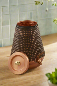 Couvre-distributeur d'eau artisanal moderne en cuivre écologique de qualité supérieure Unicorn Handicrafts pour bureau, maison, hôtel, restaurant Uttar - Product Image 3