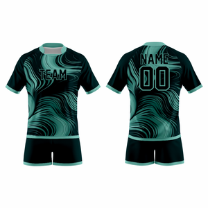 Uniforme de Fútbol Personalizado al por Mayor, Conjunto de Camiseta Deportiva 2026 para Fanáticos/Jugadores, Entrenamiento Escolar y de Club, Transpirable, Pantalón Corto 100% - Product Image 2