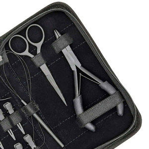 Kits d'outils pour extensions de cheveux en acier inoxydable, anneaux de couleur, ensemble d'installation et de retrait de haute qualité pour usage domestique - Product Image 5