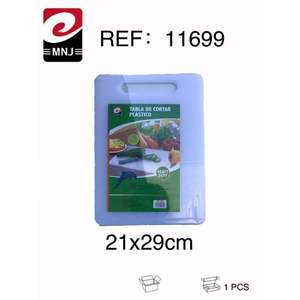Tabla de Cortar Rectangular de Plástico de 21x29 cm con Asa para Bloques de Picar - Product Image 3