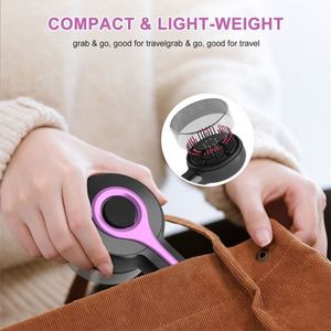 Portable Eco-Friendly Anti Hair Loss <b>Scalp</b> Care Massage <b>Brush</b> Red Light 3 Modes Custom Logo Comfortable Head Spa Comb for Daily - Product Image 5