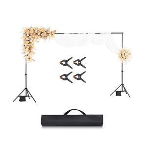 Supporto Portatile Regolabile per Sfondo Fotografico 6,5 x 10 Piedi, Kit con 5 Barre Trasversali, Supporto Resistente per Sfondi - Product Image 6