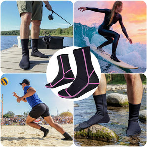 Wholesale Price Unisex Neoprene Sand Socks Comfortable Anti Slip Ultra Stretchable Thermal Insulated Casual Water Sports Socks - Product Image 6