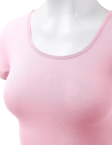 Custom Logo Women's <b>Crop</b> <b>Top</b> T Shirt Comfortable Short <b>Sleeve</b> T-Shirts Custom Sizes Summer Casual Wear - Product Image 3