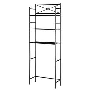Estante Metálico Negro de 3 Niveles para Colocar Sobre el Inodoro, para Almacenamiento en el Baño - Product Image 2