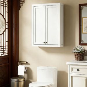 Gabinete de Baño Blanco para Montar en la Pared, Elegantes Estantes para Baño - Product Image 4
