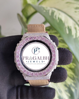 Pragalbh Jewels Maßgefertigte Diamantbesetzte Uhr Mikro-Pavé Moissanit-Uhr Luxuriöse Hip-Hop Quarzuhr aus Edelstahl