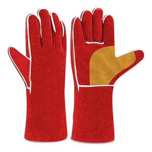 Gants de soudage en cuir de vachette pleine fleur, renforcés, résistants à l'abrasion, gants de protection individuelle, prix avantageux - Product Image 1