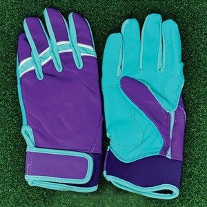 <b>Full</b> Finger Polyester/Cotton Safety Gloves Waterproof Mint Green Purple Non <b>Slip</b> Hook Loop Closure Unisex Outdoor All Seasons - Product Image 1