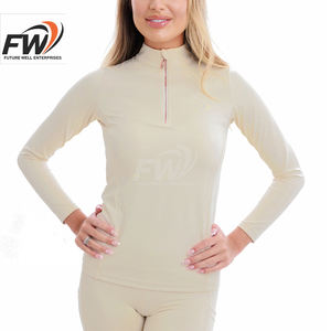 Camisas de Competición de Equitación para Mujer, Nuevas, al por Mayor, OEM, con Malla y Mangas Cortas - Product Image 5