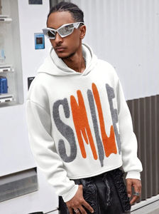 Sudadera con Capucha de Algodón de Lujo 2026 de Alta Calidad, Precio de Fábrica al por Mayor, Informal de Invierno, Teñido Liso, Logotipo Personalizado, Oversize, Chenille - Product Image 5