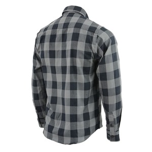 Camisa de Franela Gruesa NordicRidge Shadow Check para Hombre, Camisa de Trabajo a Cuadros de Búfalo Premium, Estilo Urbano, con Botones - Product Image 2