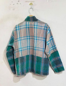 <b>Embroidered</b> Quilted Reversible Suzani <b>Jackets</b> <b>for</b> <b>Women</b> 100% Cotton Bohemian Handmade Floral Ethnic Design Fashion Statement - Product Image 2