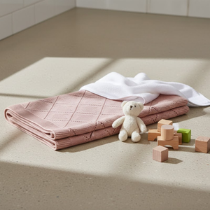 พรมเช็ดเท้าผ้าฝ้ายแท้ 100% ดีไซน์หรูหรา |   พรมห้องน้ำลายเพชรแบบถักเนื้อนุ่ม ซึมซับดี เป็นมิตรกับสิ่งแวดล้อม |   แห้งเร็ว - Product Image 1