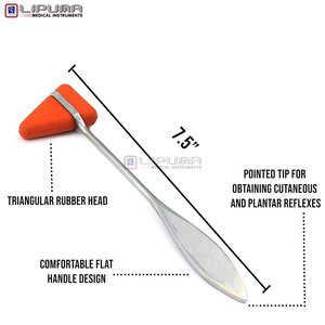 Premium Manual Deep Tendon Reflex Testing Hammer Safety Standard MOL <b>Instrument</b> for Doctors Neurologists Basis Surgical - Product Image 4