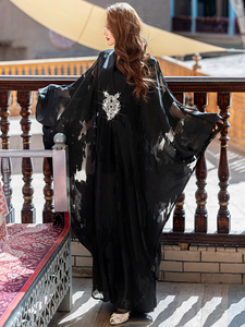 Abaya Dubái 2026, Vestido Musulmán para Mujer, Vestido Abaya Modesto, Abaya para Mujeres, Vestido Musulmán de Lujo, Abaya de Lujo Personalizada al por Mayor - Product Image 5