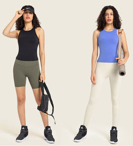 Débardeur de fitness pour femme à prix réduit en stock - Tissu en toile respirant et à séchage rapide, personnalisable OEM, vêtements de sport - Product Image 5