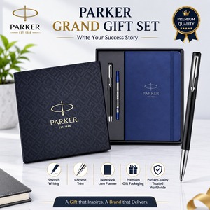 Premium Stainless Steel Metal Fountain Pen Gift <b>Box</b> <b>Chrome</b> Trim Student Notebook Planner Custom Logo Business Gift Office - Product Image 1