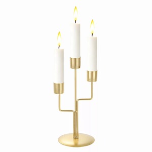 Rabbit Figural Candle <b>Stand</b> with Clear <b>Glass</b> <b>Holder</b> for Easter Home Decoration - Product Image 1
