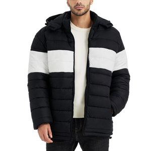 Buy Hooded High Quality <b>Quilted</b> <b>Winter</b> Puffer Jackets Custom Warm Lightweight Down Outdoor Streetwear Jacket for Men - Product Image 1